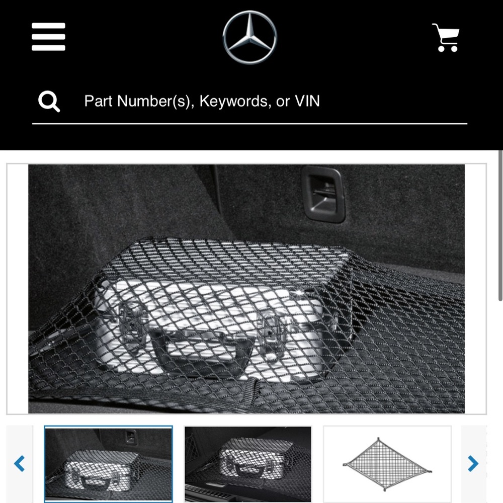 NEW MERCEDES BENZ LUGGAGE NET
